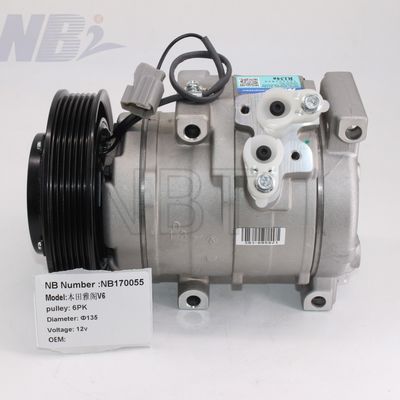 Compressore a corrente alternata da 12 V per Honda Accord V6 Sistema di condizionamento d'aria da 3,0 L con 24 V di tensione 38810-RCA-A01 38810RCAA01