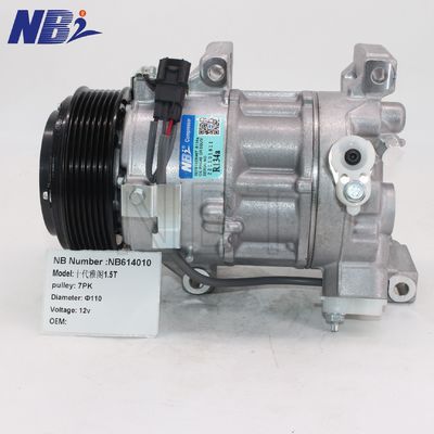 Un buon prezzo. Nuovo 12V per Honda Accord 1.5L Compressore condizionatore d'aria auto Usato 6SBU14C frizione con AC Make in linea