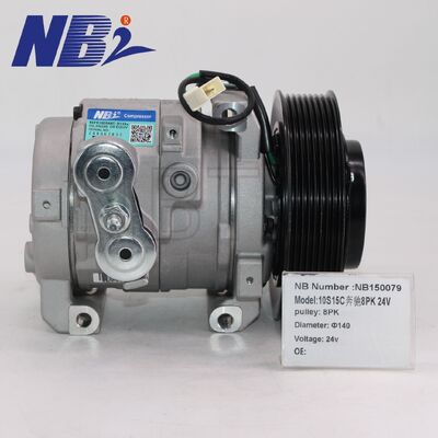 Nuovo compressore di aria condizionata Shuangqing 24V 10S15C benz Freightliner Cascadia 2010-2011 8PK OEM A4722300111 HHMB062 Alto