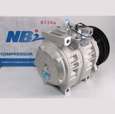 Un buon prezzo. 88320-36560 447220-0394 Prezzo all'ingrosso Nuovo compressore AC per bus 10P30C per Toyota Coaster Caetano 12V 2 scanalature in linea