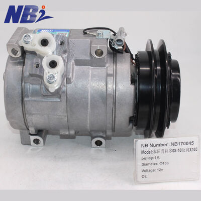 Vendita diretta in fabbrica di compressore a corrente alternata a 12 V a portata inversa a singola scanalatura A 10S17C per Toyota Prado/Hiace (2002-2008) - OEM CO 29266C